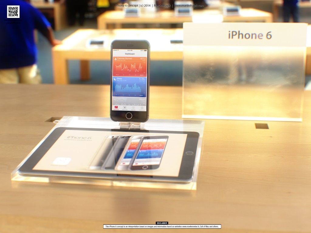 iPhone 6 in Apple Store vooraanzicht