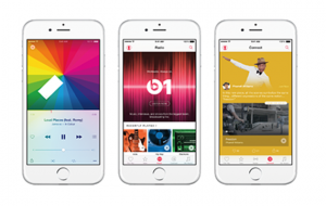 iPhone6 vergelijkt: Spotify, Apple Music & Tidal